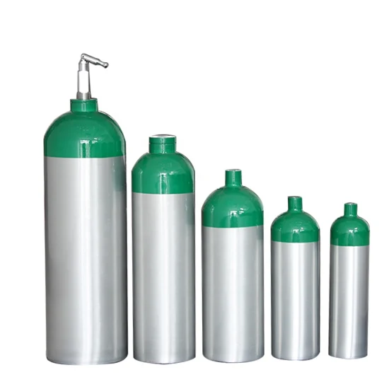Sicher zu verwendende 1,5-Pfund-/2,5-L-/5-Pfund-CO2-Aluminiumflaschen zum Verkauf